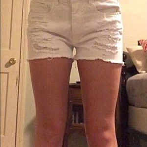 AEO ripped shorts